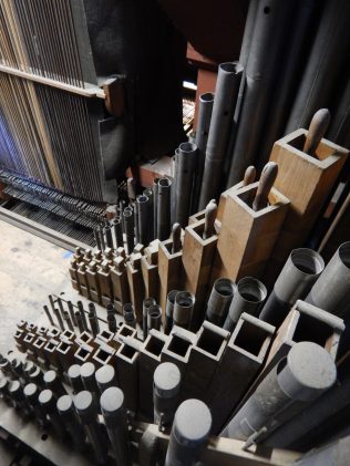 Pipes inside All Saints' organ | Ed Whittle