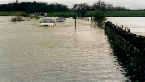 Floods in Turvey over the years